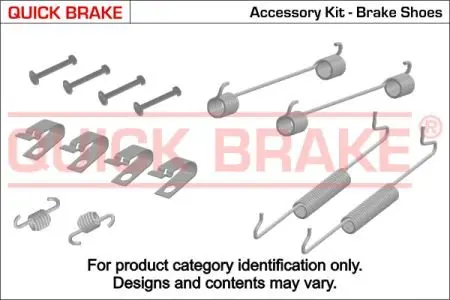 Комплект для кріплення гальмівних колодок QB105-0036 QUICK BRAKE 1050036