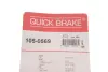 Комплект пружинок колодок ручника VW Golf II/Passat 1.0-1.8 80-99 (Vag) QUICK BRAKE 105-0569 (фото 10)