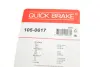 Комплект пружинок колодок ручника Peugeot 205/306/Renault Megane I 81-07 QUICK BRAKE 105-0617 (фото 3)