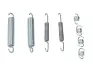 Комплект пружинок колодок ручника Lada 110/111/112/Kalina/Samara 2108-2115 86-12 QUICK BRAKE 105-0662 (фото 1)