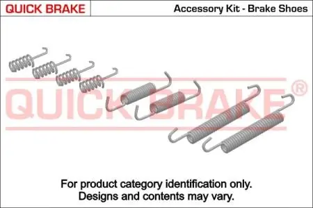 Тормозные аксессуары (Монтажный комп-кт колодки.) QUICKBRAKE QUICK BRAKE 105-0703