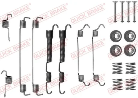 Комплект пружинок колодок ручного гальма QUICK BRAKE 105-0786
