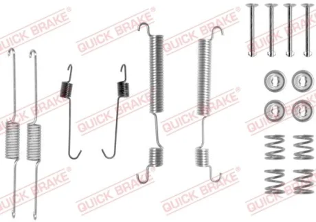Комплект пружинок колодок ручного гальма QUICK BRAKE 105-0822