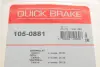 Аксесуари гальмівні (Монтажний комп-кт колодки.) QUICKBRAKE QUICK BRAKE 105-0881 (фото 6)