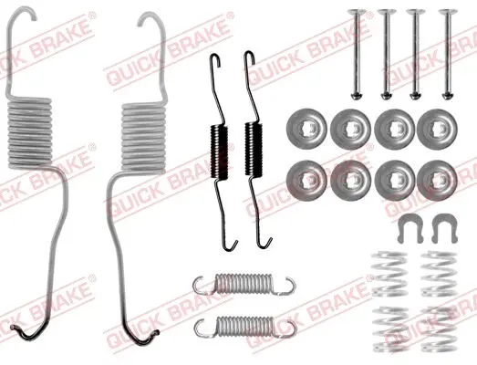 Монтажний набір гальмівної колодки (SUMITOMO) TOYOTA RAV 4 II 1.8-2.4 05.00-11.05 QB105-0886 QUICK BRAKE 1050886 (фото 1)