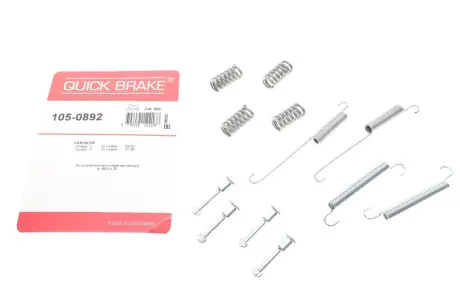 Комплект пружинок колодок стояночного гальма QUICK BRAKE 105-0892