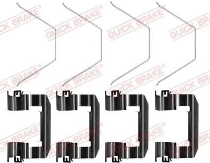 Монтажний комплект гальмівної накладки QB109-0021 QUICK BRAKE 1090021