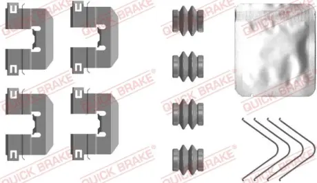 Монтажний комплект гальмівної накладки QB109-0117 QUICK BRAKE 1090117