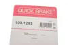 Планка супорта (заднього) прижимна (к-кт) Honda Accord V/Civic VII 93-05 (Akebono) QUICK BRAKE 109-1203 (фото 2)