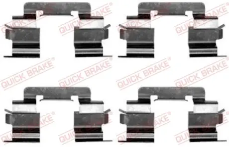 Монтажний комплект гальмівної накладки QB109-1216 QUICK BRAKE 1091216