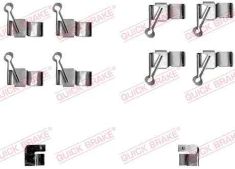Гальмівні аксесуари (Монтажний комп-кт колодки) QUICKBRAKE QUICK BRAKE 109-1238
