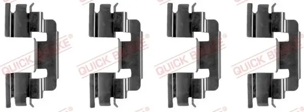 Гальмівні аксесуари (Монтажний комп-кт колодки) QUICK BRAKE 109-1249 (фото 1)