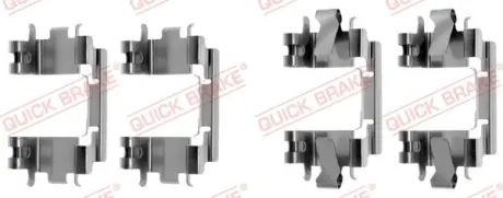 Монтажний комплект гальмівної накладки QB109-1257 QUICK BRAKE 1091257