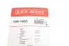 Планка супорта (заднього) прижимна (к-кт) VW Golf IV 97-05 (Lucas) QUICK BRAKE 109-1685 (фото 4)