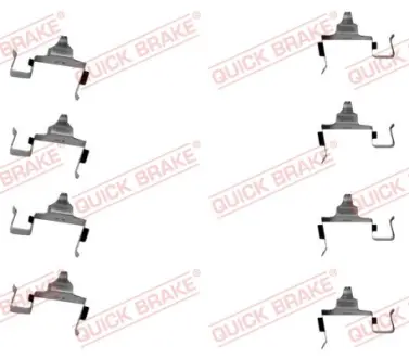 Монтажний комплект гальмівної накладки QB109-1697 QUICK BRAKE 1091697