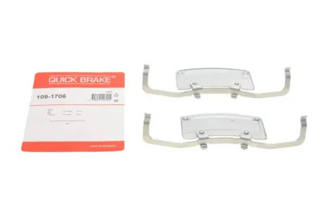 Ремкомплект дискових гальмівних колодок QUICK BRAKE 109-1706
