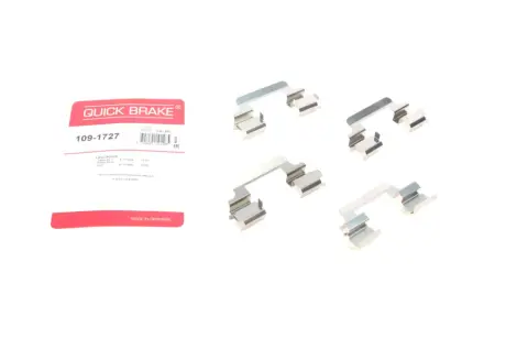 Монтажний комплект гальмівної накладки QB109-1727 QUICK BRAKE 1091727