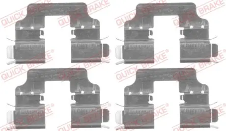 Монтажний комплект гальмівної накладки QB109-1750 QUICK BRAKE 1091750
