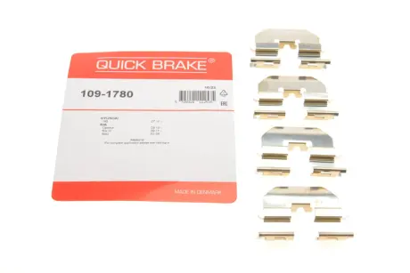 Комплект прижимних планок гальмівного супорту QUICK BRAKE 109-1780