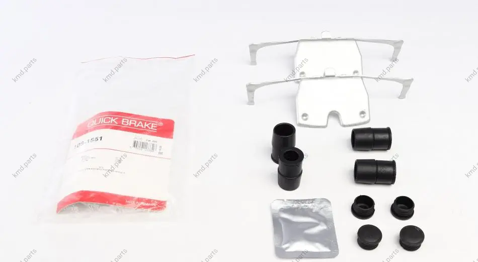 Планка супорта (переднього) прижимна (к-кт) BMW 7 (F01/F02/F03/F04) 08-15 (Ate) QUICK BRAKE 109-1851 (фото 1)