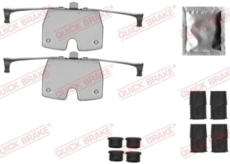 Планка супорта (переднього) прижимна (к-кт) BMW 7 (F01/F02/F03/F04) 08-15 (Ate) QUICK BRAKE 109-1851