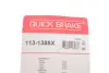 Направляюча супорта (переднього/к-кт) Daewoo Nubira/Chevrolet Aveo 1.2-2.0 97- (Akebono) QUICK BRAKE 113-1388X (фото 9)