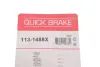 Направляюча супорта (переднього/заднього/к-кт) Renault Master 10- QUICK BRAKE 113-1488X (фото 10)
