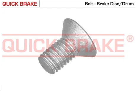Тормозные аксессуары (болт) QUICKBRAKE QUICK BRAKE 11669