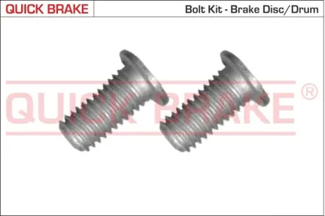 Монтажний болт гальмівного диску QB11672K QUICK BRAKE 11672K