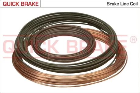 Гальмівна трубка 50m (3/16\'\') Copper/мідна QUICK BRAKE 1911 CU RING