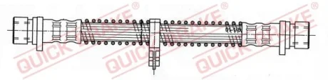 Гальмівний шланг QUICKBRAKE QUICK BRAKE 22.920