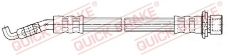 Тормозний шланг QUICKBRAKE QUICK BRAKE 50.065