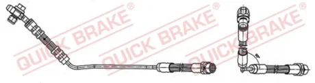 Гальмівний шланг QUICKBRAKE QUICK BRAKE 59.942X