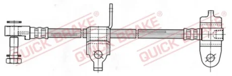 Гальмівний шланг QUICKBRAKE QUICK BRAKE 59.976X