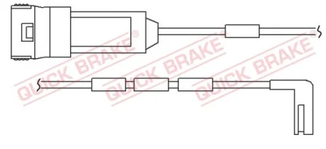 Датчик зносу гальмівних колодок QUICK BRAKE WS 0124 A