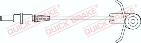 Датчик зносу гальмівних колодок (передніх) Citroen Jumpy/Fiat Scudo 94-06 (L=2 QUICK BRAKE WS 0185 A