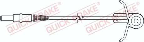 Датчик зносу гальмівних колодок (передніх) Fiat Scudo/Peugeot Expert 94- (L=31 QUICK BRAKE WS 0186 A