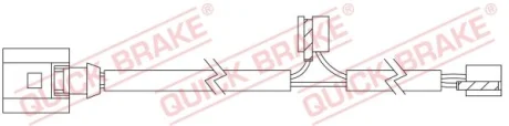 Датчик зносу гальмівних колодокк (передніх) Audi TT/Seat Leon 09- (L367,4mm) QUICK BRAKE WS 0426 A