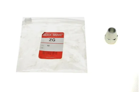 З\'єднувач трубки гальмівний (M16x1.25/L=26mm/d=10.3mm) QUICK BRAKE ZG