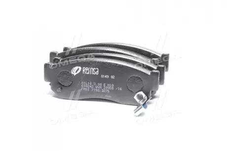 Колодка гальм. диск. NISSAN SUNNY N13 06.86-90, SUBARU JUSTY 06.86 - передн. REMSA 0149.02
