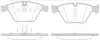 Колодки тормозные дисковые REMSA 0857.50 (фото 1)
