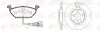 Комплект гальмівний передн. AUDI A3 96-;SEAT TOLEDO 98-;SKODA FABIA 99-,OCTAVIA (вир-во REMSA) 8633.01