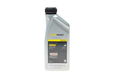 Олива моторна Рено Castrol GTX RN 720 5W-30, 1л RENAULT 7711658107