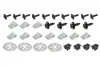 Кріплення захисту двигуна AUDI A3 8L SEAT LEON 1M, TOLEDO II 1M SKODA OCTAVIA I VW BORA, GOLF IV, NEW BEETLE 9C 09.96-12.10 ROM 90204 ROMIX ROM90204 (фото 1)