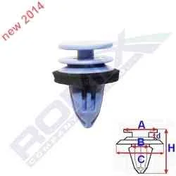 Пістон автомобільний ROMIX RX C60668