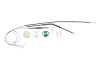 Ремкомплект склопідйомника (переднього) VW Caddy/Polo 94-04 (L) (електро) ROTWEISS 6K4837401P (фото 1)