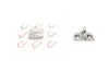 Петля замка дверей Renault Clio/Captur 12-19 ROTWEISS 825706855R (фото 1)