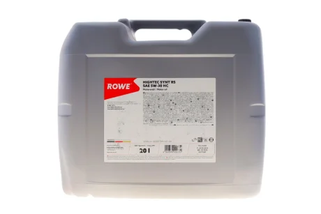 Олива 5W30 HIGHTEC SYNT RS HC (20L) (ILSAC GF-2/WSS-M2C912-A/WSS-M2C913-A/-B) ROWE 20024-0200-99