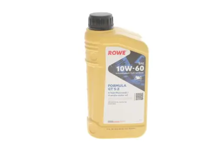 Олива 10W60 HIGHTEC FORMULA GT S-Z 4T (1L) (JASO MA2/API SN/SM/SL/SJ/SH/SG) ROWE 20192-0010-99