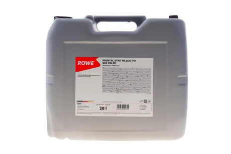 Олива 5W20 HIGHTEC SYNT HC ECO-FO (20L) (WSS-M2C948-B/STJLR.03.5004) (ACEA C5) (API SN) ROWE 20206-0200-99